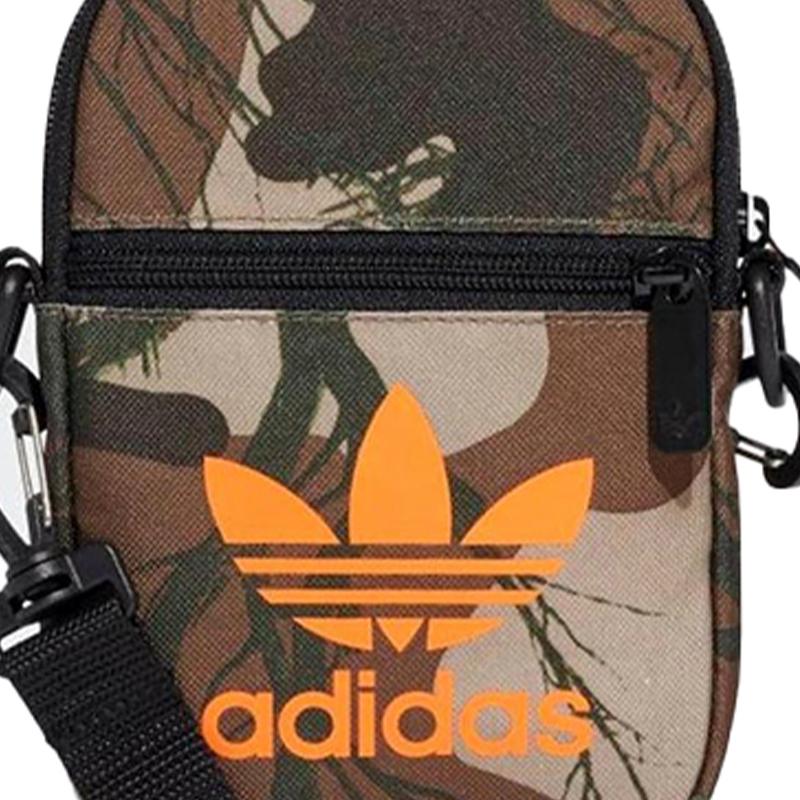 adidas Originals Trefoil Polyester Shoulder Bag Unisex Tan FT9302