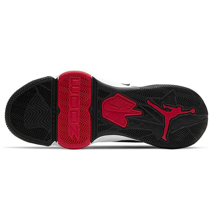 Jordan Zoom 92 Fabric Synthetic Leather Sports Round Toe Cushioning Non-Slip Wear-Resistant Low-Top Casual Shoes Unisex Sneaker Gray Red CK9183-006