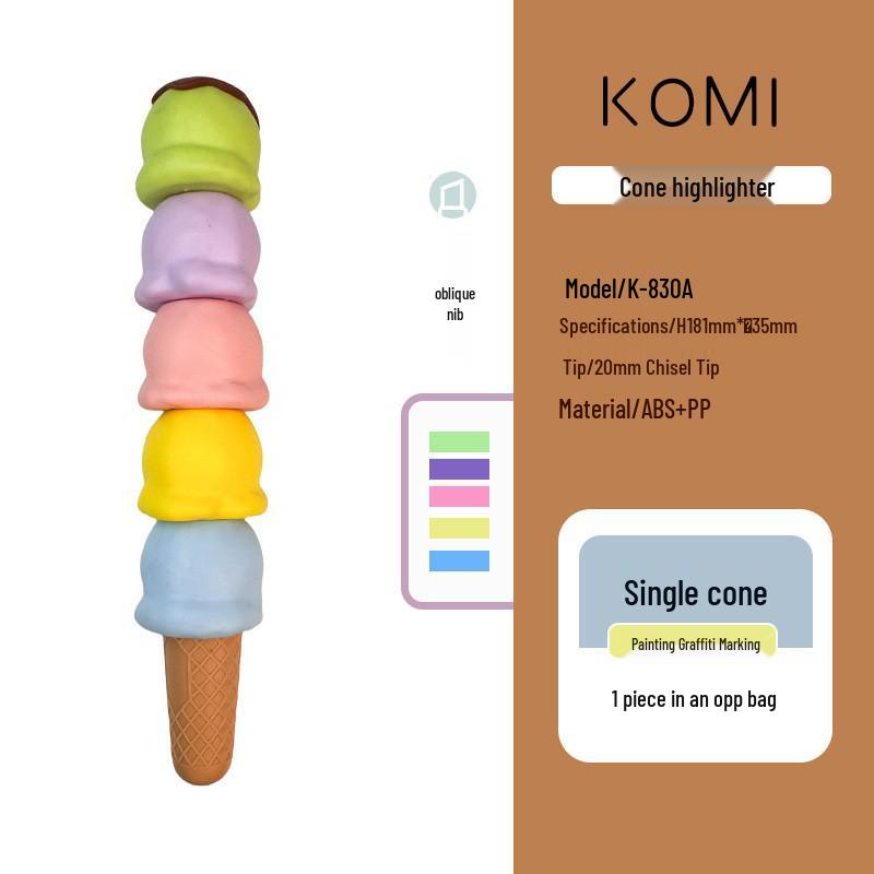 Cartoon Fluorescent Pen Gift Set: Colorful, Cute, and Creative Highlighters for Students