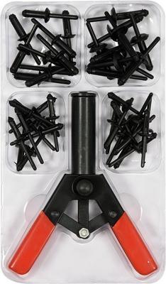 Riveter Kit For Plastic Rivets 41 Pcs Yt-35970 Yato