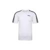 T Shirts Men's White Crew Neck Moderate Straight Fit DU0441