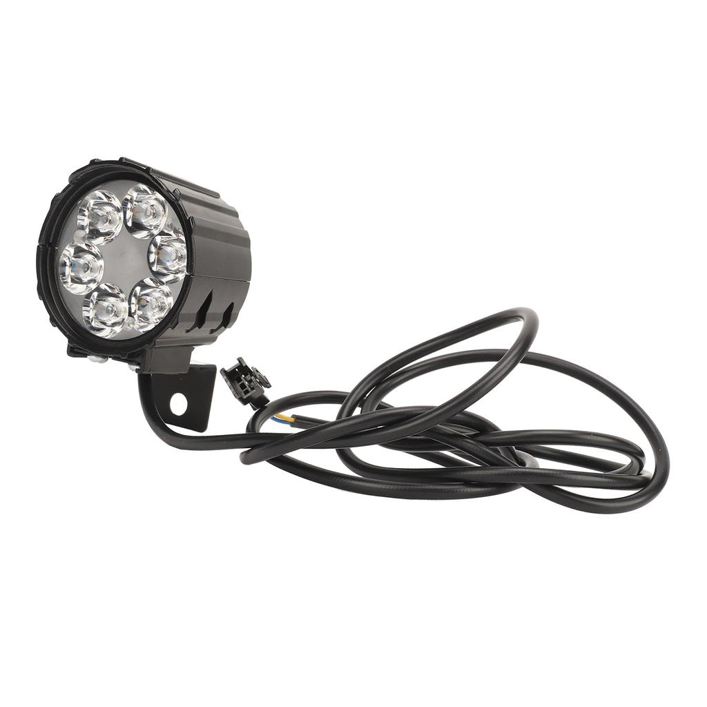 Klakson rowerowy Reflektor Wodoodporny 12?72V Aluminiowa lampa przednia do roweru elektrycznego jako akcesorium