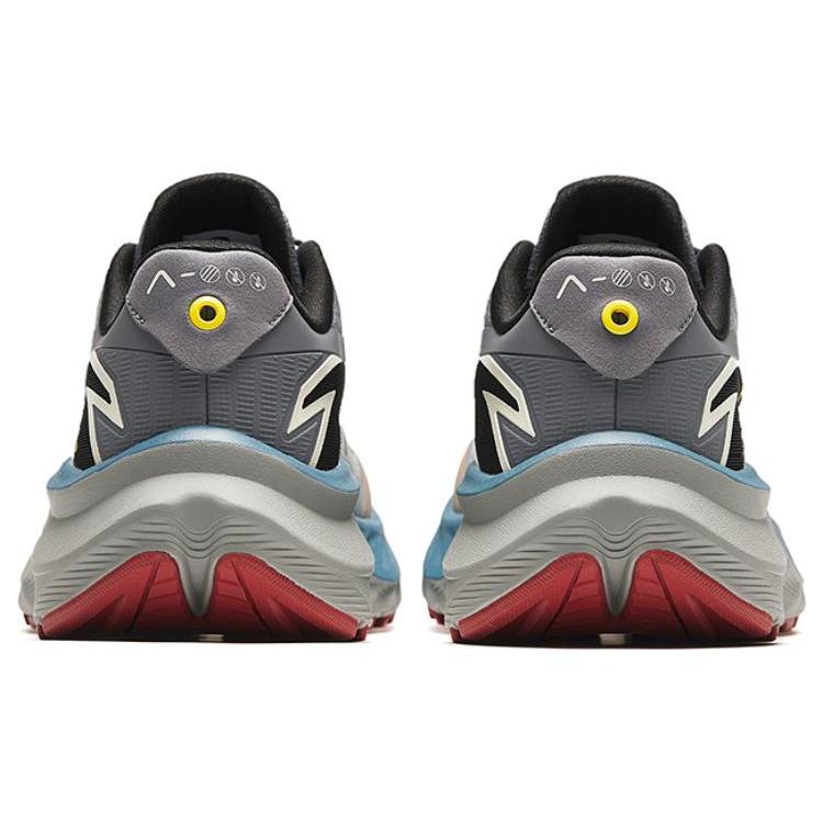 New Anta Explore The Wilderness Cushioning Wear Resistant Low Top Trail Running Shoes Men's Gray White 912345588-3