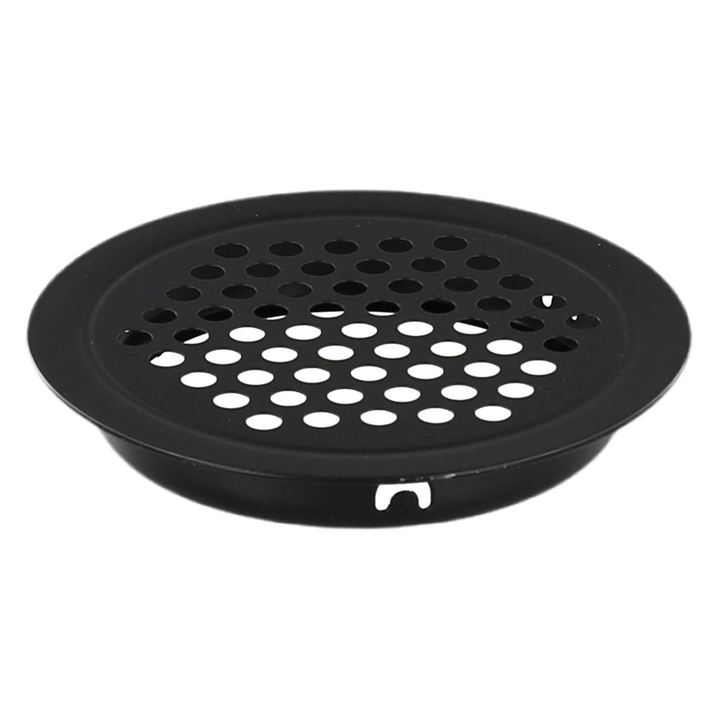 10pcs Round Cabinet Air Duct Vent 25/29mm Steel Louver Mesh Hole Plug Decoration Cover Wardrobe Grille Ventilation Systems