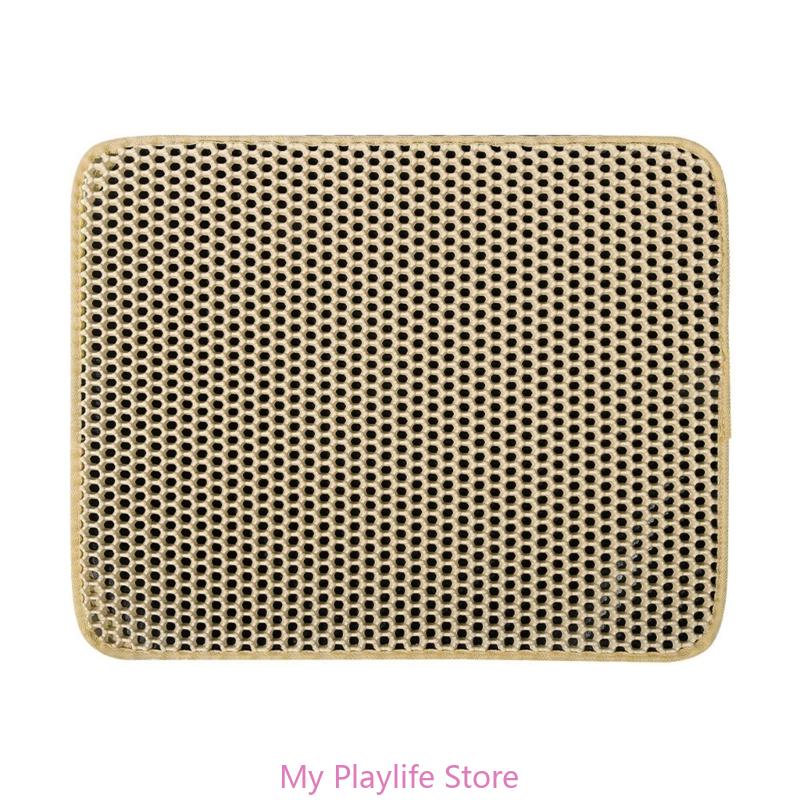 Katzenstreumatte, wasserdicht, weniger Abfall, leicht zu reinigen, Streukontrolle, Katzenstreuunterlage, Teppichmatte für Katzentoiletten