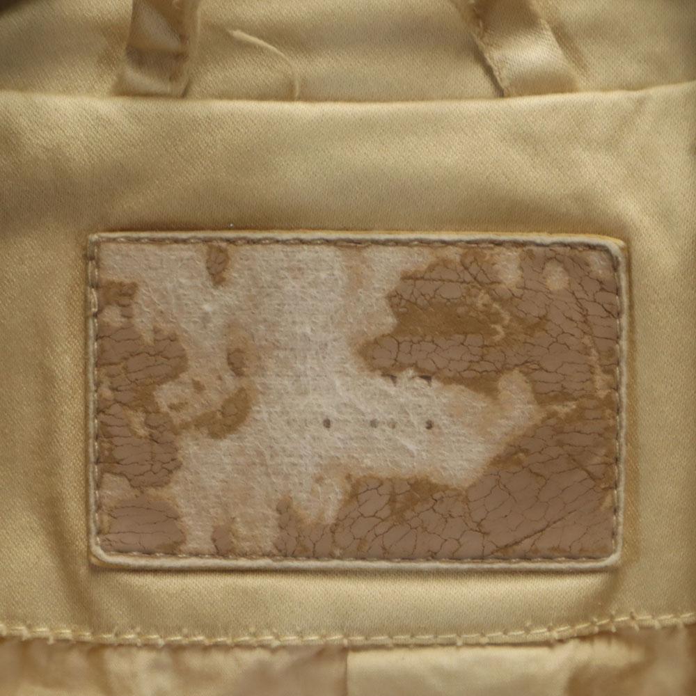 HUGO BOSS made in Italy Riders jacket XS beige Double zip Women Used