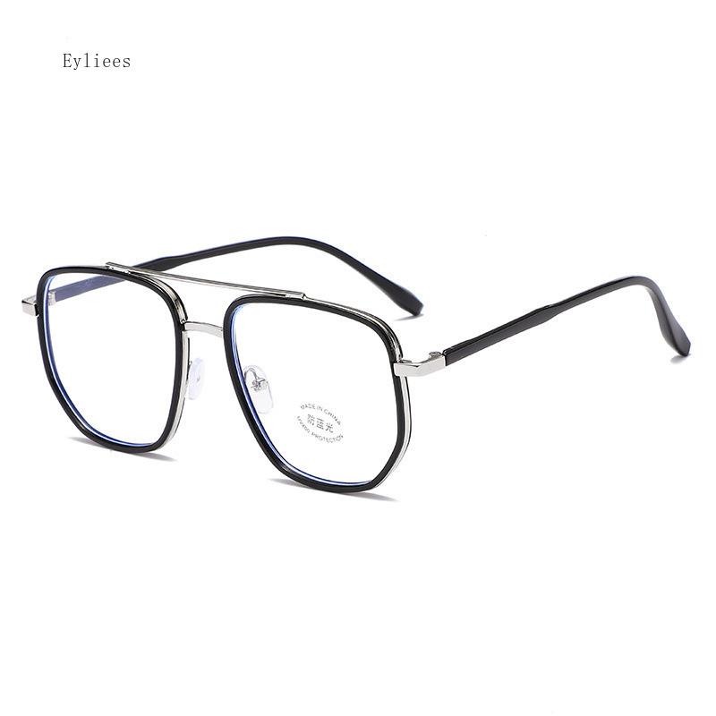 New Style Men Women Eyeglass Frames Polygon Shape Anti Blue Light Woman Glasses TR90 Material Glasses Trendy Óculos