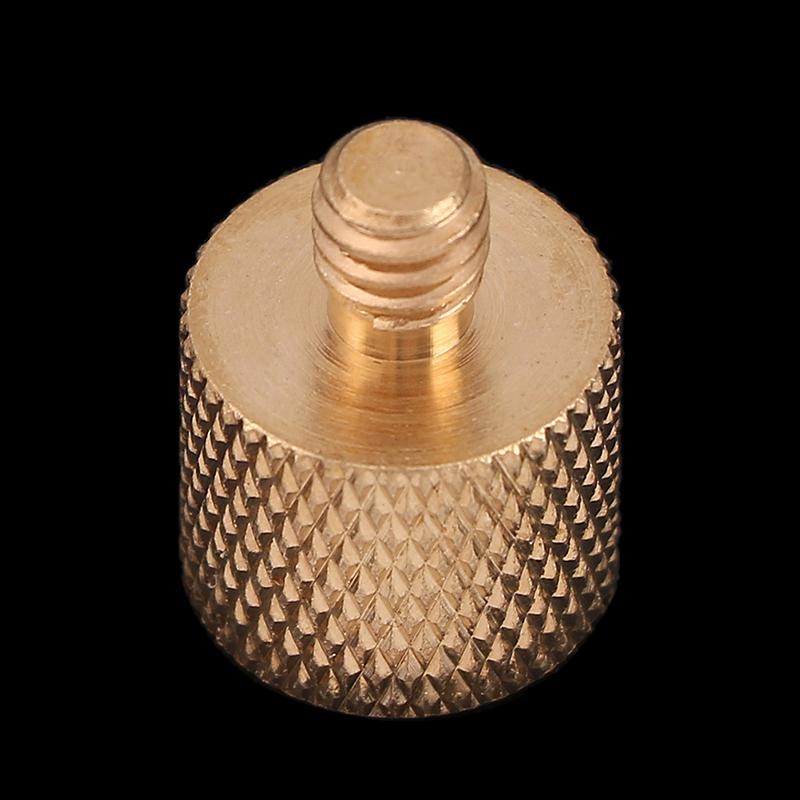 1 bucată trepied cameră filet șurub Adaptor 3/8 la 1/4 mamă convertor alamă