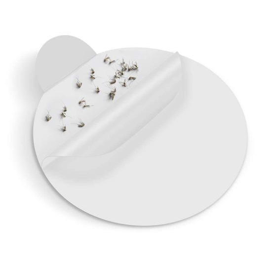 10 sztuk w 1 pudełku Pułapki na muchy Lepkie deski klejące Silna lepkość Muchówki Meszki Ćmy Lampa na komary Wymienne lepkie podkładki Zestaw