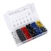 1900pcs Wire Ferrule Terminals Pin Type Copper Tin Plated 7 Sizes Insulated Cord Connectors Universal for Cars