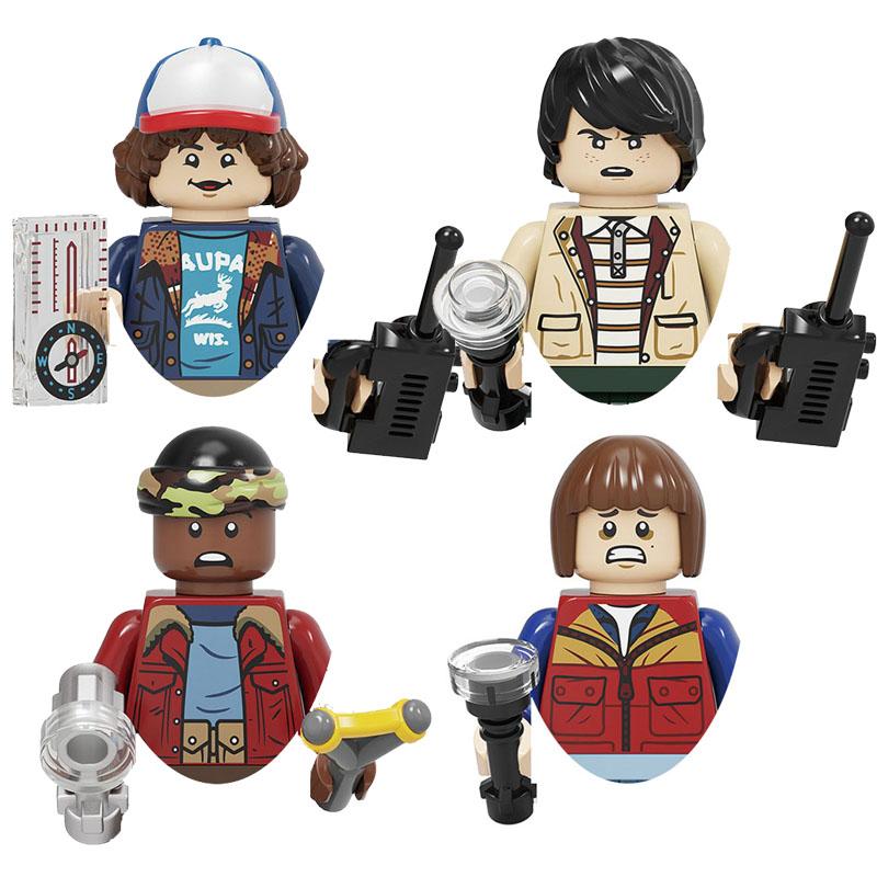 

4 шт./набір Класичний фільм Stay Puft Реймонд Пітер Ігон Вінстон Модель Будівельні блоки Просвітити Фігурки Цеглинки Іграшки для дітей