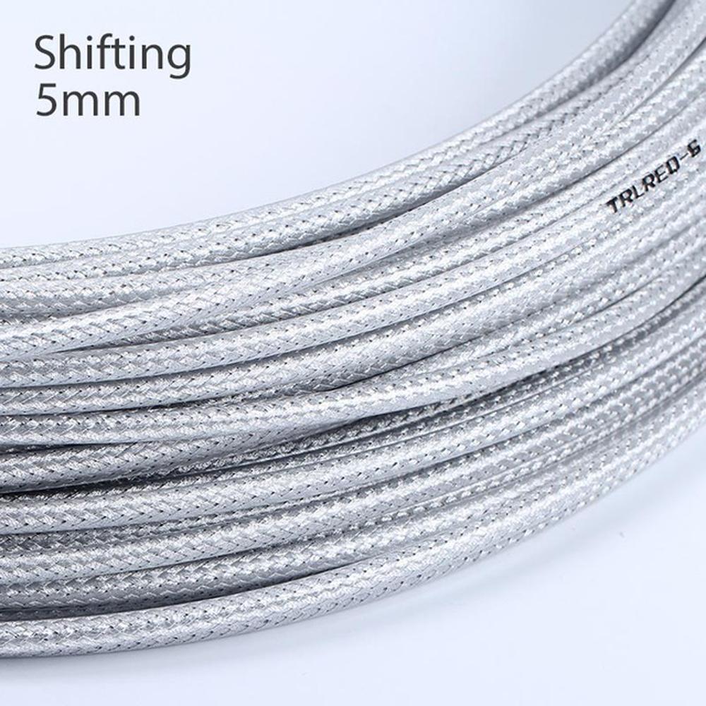 

Тросы 5мм/3м Тросик переключения велосипеда Тормозной тросик велосипеда Оплетка тросика велосипеда Оплетка тросика переключения велосипеда Shifting Silver