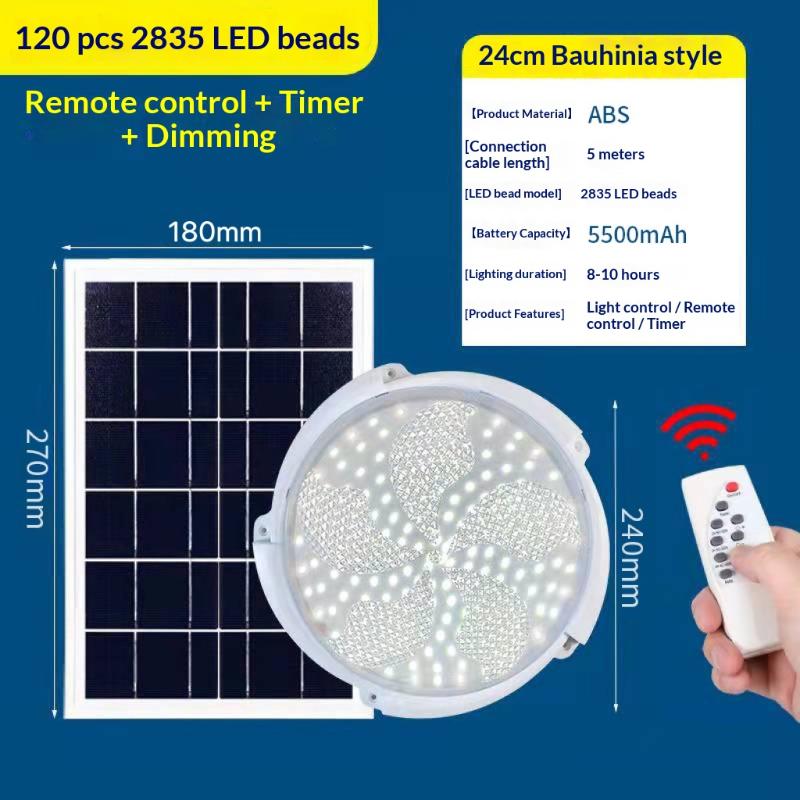 Solar Lights Home Top Ceiling House Indoor Outdoor Garden Pandent Light Panel Lamp Fixture For Corridor Garden Living Room