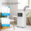 8000 BTU Portable Air Conditioner 3 In 1 Quiet AC Unit W/ Fan, Dehumidifier Wifi