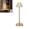 Cordless Table Lamp Modern   Iron Art 3 Color Stepless Dimming Portable LED Desk Lamp with Touch Control