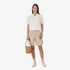 Lacoste Women's Linen Openwork Short Sleeve Shirt CF197E-56G70V