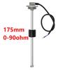 Customized Marine Boat Gauge 52MM Fuel Level Gauge 0-90 Ohm With Red LED For A3 A5 Liquid Level Sensor 150 200 225 250 275 500mm