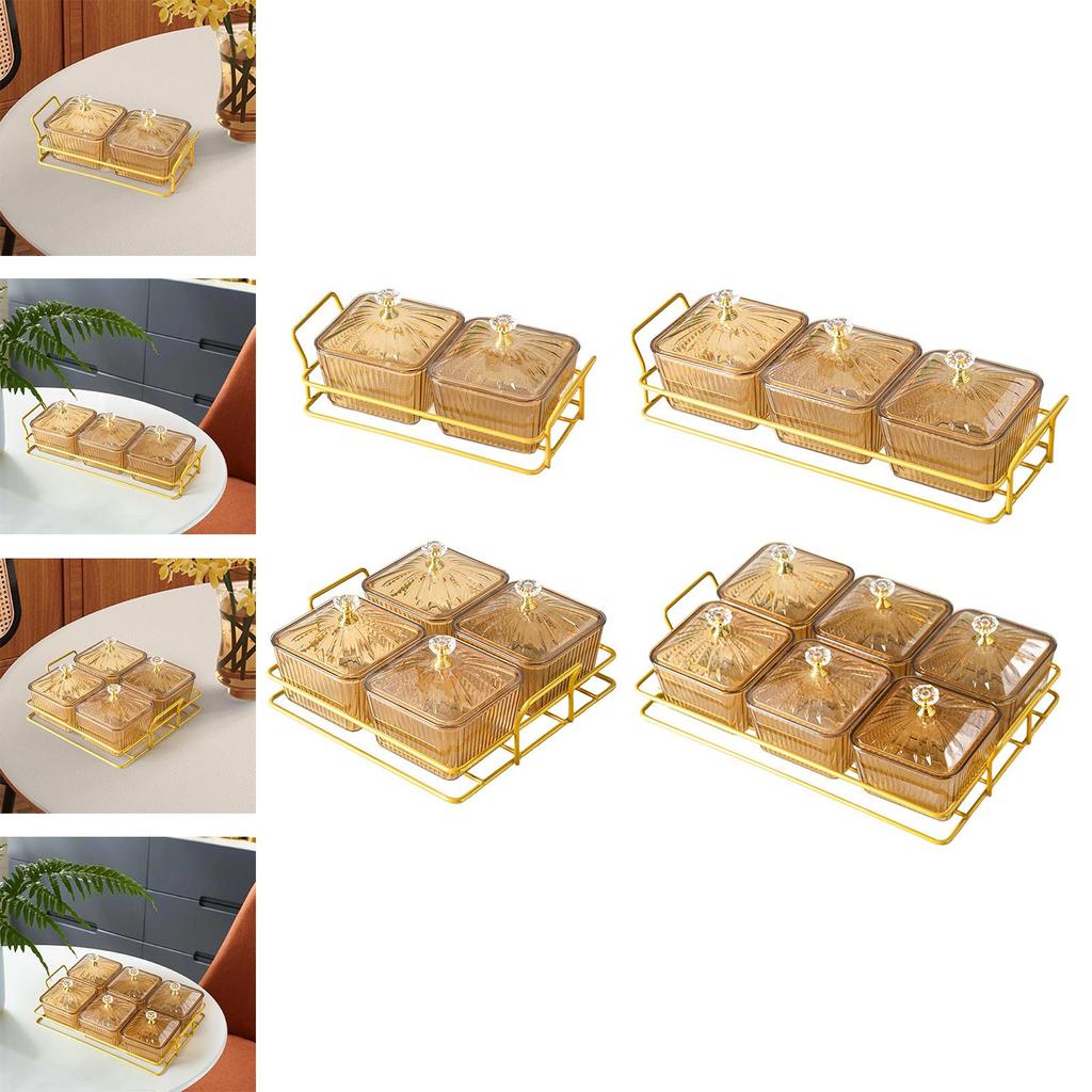 Divided Serving Dishes Dried Fruit Plate Modern Decorative Organizer Appetizer Tray Snack Platter for Nuts Dessert Fruits