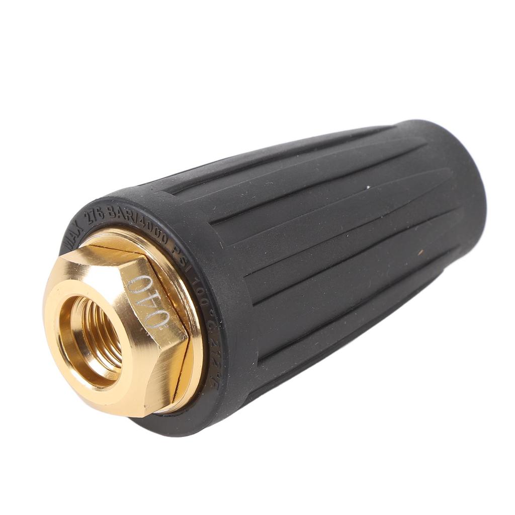 Pressure Washer Turbo Nozzle 4000 PSI 4.0 GPM 1/4in Quick Connector Rotating Turbo Spray Tips for Most Pressure Washers