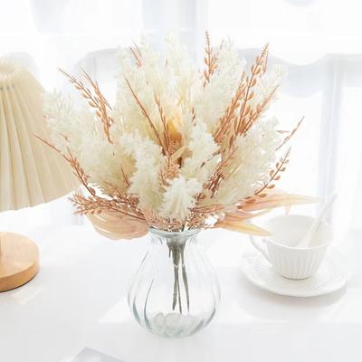 Artificial Plants Reeds Festival Wedding Garden Decorations DIY Gift Flower Bouquets Garland Yard Dining Table Decoration Bonsai