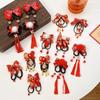 New Chinese Style Girl Baby Headwear Chinese New Year Hair Accessories Tassels New Year Holiday Accessories