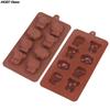 1PCS Animal Silicone Mold Hippo Lion Bear Shape Chocolate Soap Cake Decorating DIY Kitchenware Bakeware Ice Mold Baking Tools