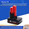 Compatible with Milwaukee M12 12V Cordless Drill Chainsaw Lithium-Ion Battery Pack