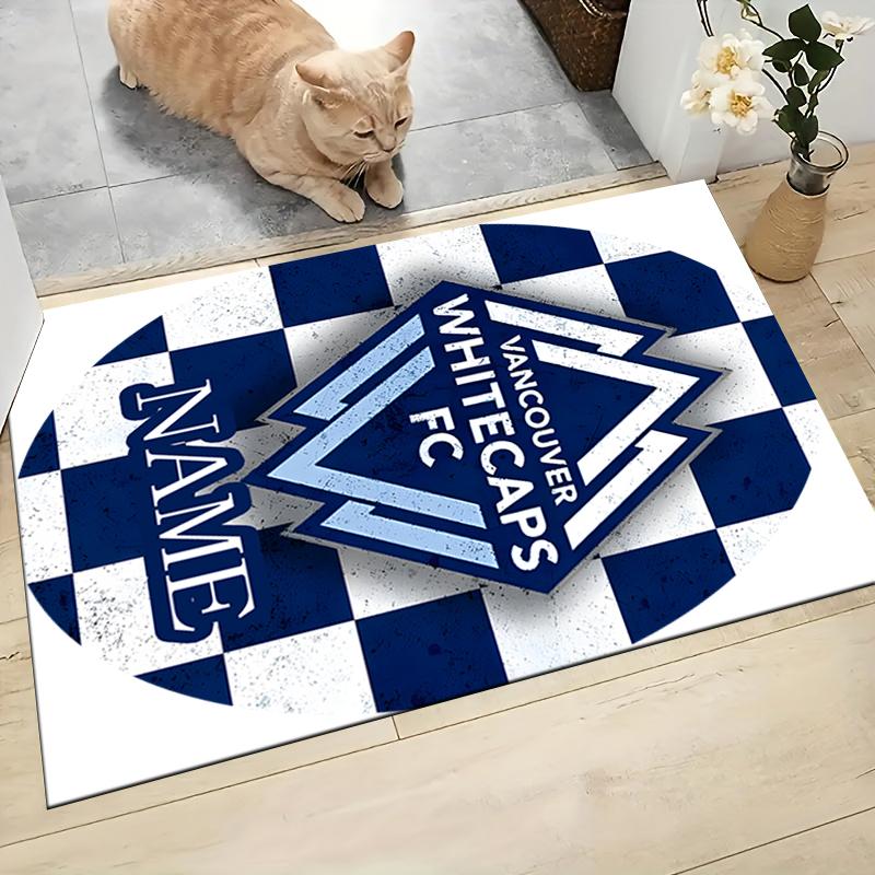 Custom Name Vancouver Whitecaps FC Jersey Carpet Rug Customizable Soft Washable Anti-Slip Home Living Room Sofa Mats Personalized Rug. 0909206