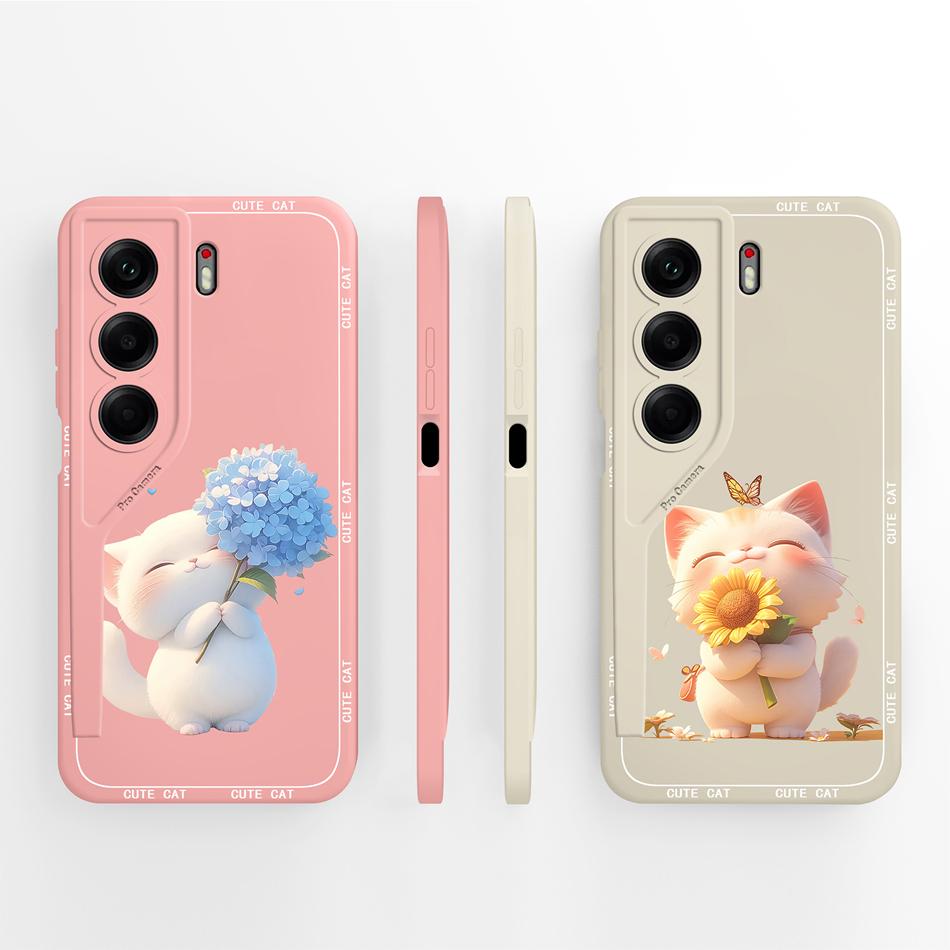 For Tecno Camon 40 Pro Phone Case Trendy Creative Soft High Quality Liquid Silicone Back Cover For Camon40 Pro 4G Durable Bumper