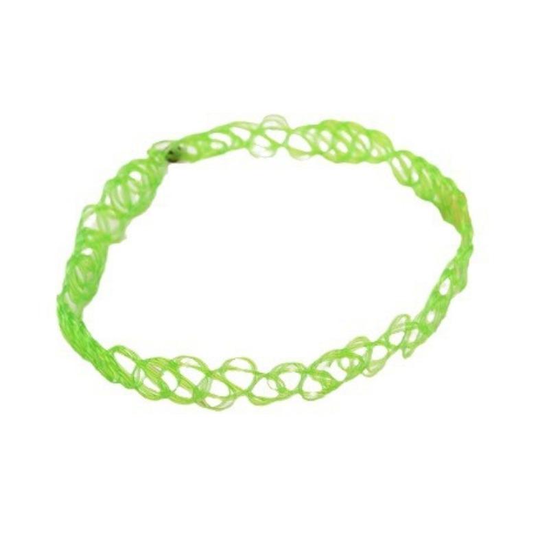 Women Hollow Elastic Mesh Choker Necklace Minimalist Daily Wear Neck Accessory