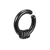 1-15 Pieces Clip On Earrings Set for Men Stainless Steel Black Fake Piercing Earring Mens Hoop Non-piercing Earrings