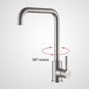 HANDIEER 304 Stainless Steel L-Shape Kitchen Faucet