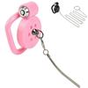 Men's Abs Bird Cage Chastity Lock Ring Artifact Comrade SM Dog Slave Binding Training Adult Sex Product