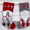 Cloth Rudolph Christmas Stocking Gift Bag Large Capacity Christmas Decorations  for Home