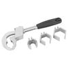 Universal Adjustable Double Ended Wrench Multifunctional Bathroom Wrench for Disassembly Assembly Valves Faucets