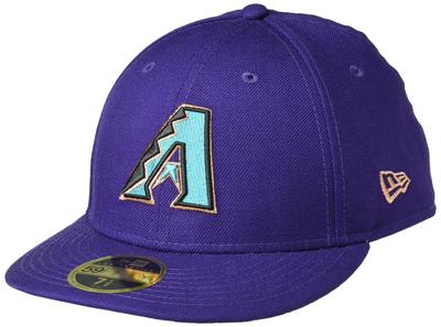New Era Cooperstown Arizona Diamondbacks Low Profile 59FIFTY Size Cap, Purple, 57.7cm