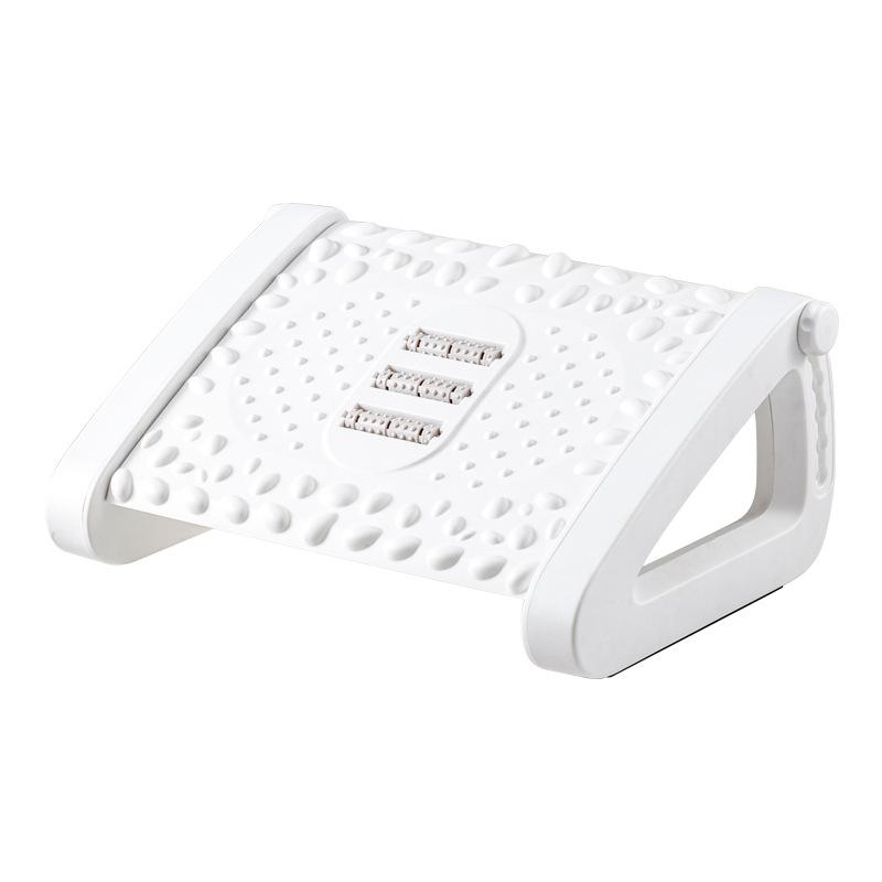 Foot Step Stool Massage Roller Function Simple Style Compact Plastic Material Foot Rest for Under De