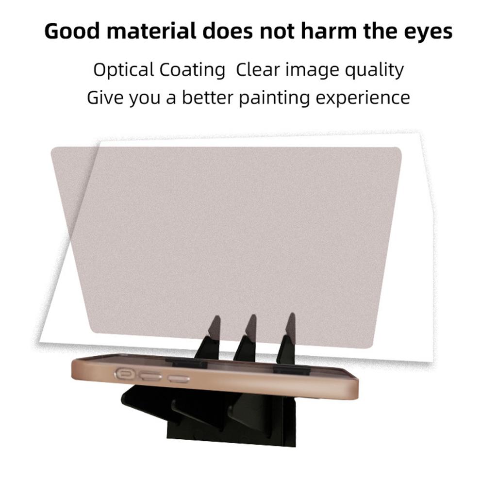 Optisches Transparentes Zeichenbrett, Tragbares Optisches Zeichenbrett Bild Zeichenbrett Pausen Zeichenprojektor Optisches Malbrett