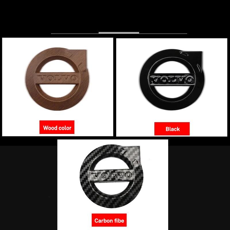 Styling Auto ABS Adesivo Centrale Volante Auto Per Volvo V60 V40 XC90 S60 XC60 V70 S90 XC40 S80 V90 EX90 Emblema Accessori