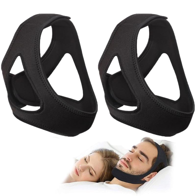 Breathable AntiSnoring Chin Straps Adjustable Design To Prevent Mouth Breathing for 21.65-23.62in Head Circumference