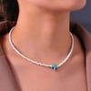 Collana Stella Marina Pozza di Marea - Gioielli Boho Surf & Spiaggia Collane Collo a Strozzino con Perline Stella Marina Tartaruga, Collane Regolabili, Regalo Oceano