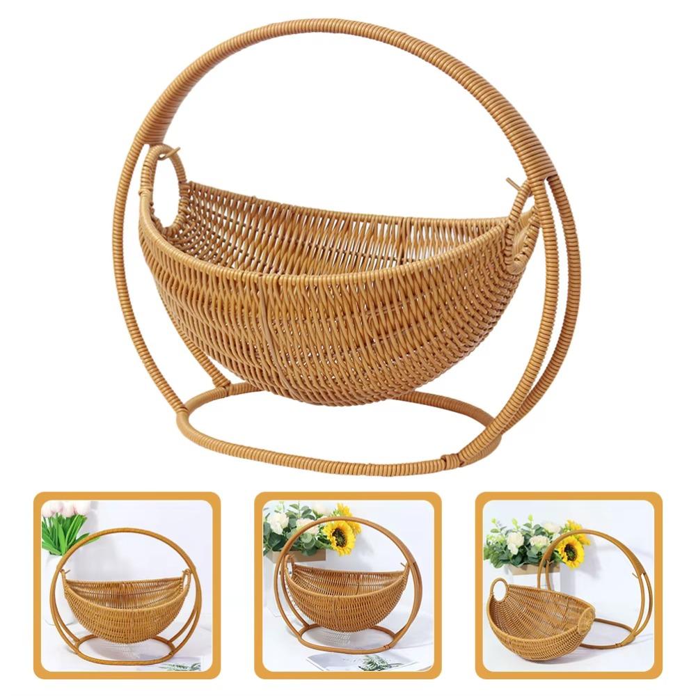 Imitace Ratanu Ratanový Košík Pletený Košík na Ovoce Nová Kočičí Síť Hračka pro Domácí Mazlíčky