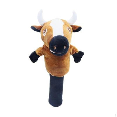 Housse de Tête de Club de Golf Animal Accessoires Cadeau Drôle Dessin Animé Adorable pour Golfeur Âgé Famille