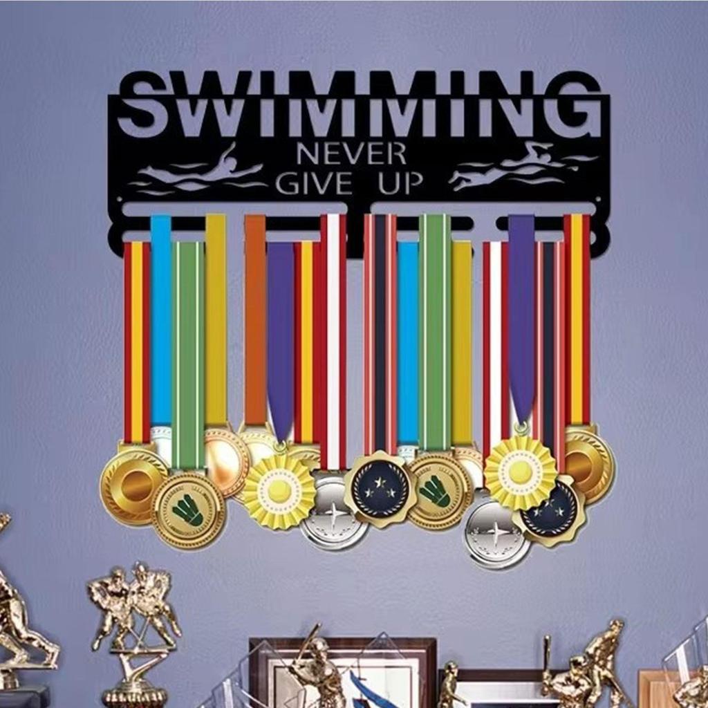 Medal Hanger Display Ribbon Award Holder Medals Hanging Rack for Volleyball