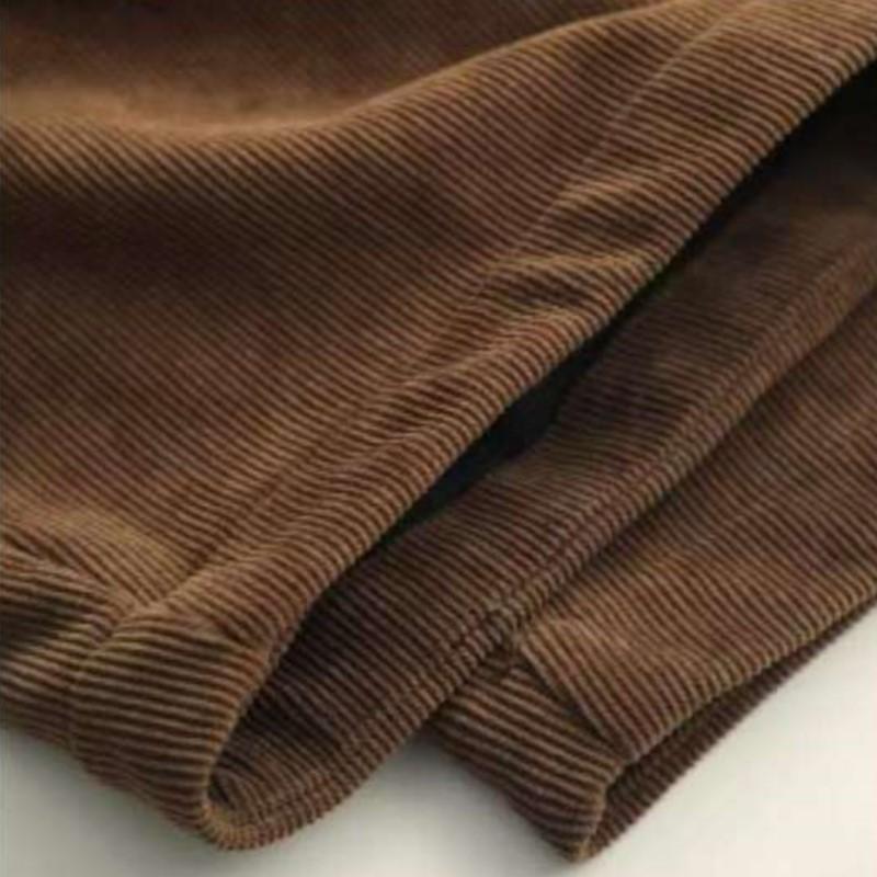 Johnature Woman Winter Vintage Splicing Solid Color Cotton Harem Pants Elasticated Waist Chinese Style Casual Pants