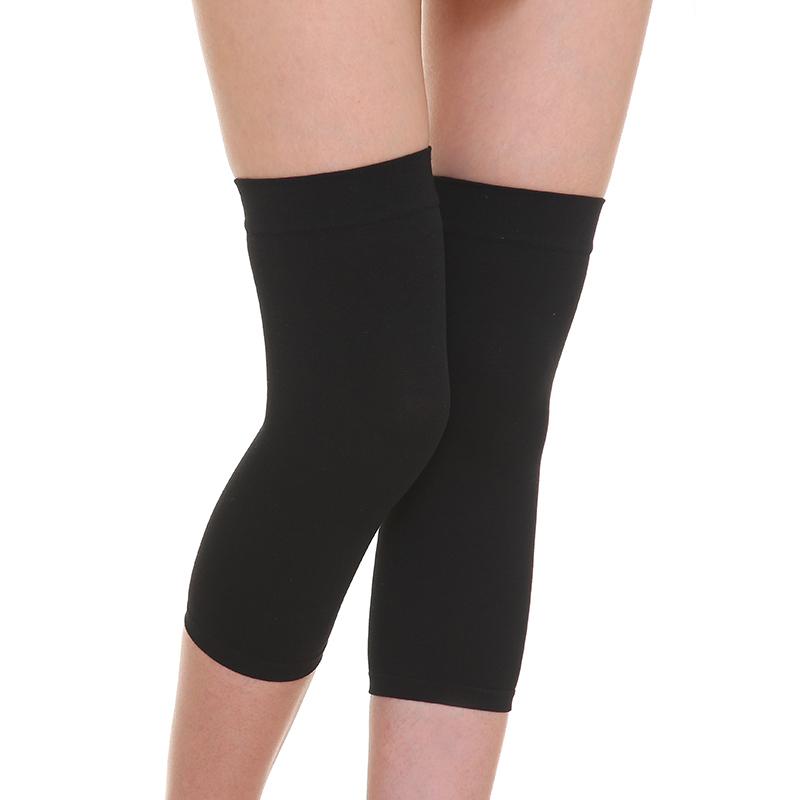 1Pair Women's Thin Cotton Kneepad Soft Warm Anti-Slip Knee Brace For Yoga Dance Training Run Joints Protector