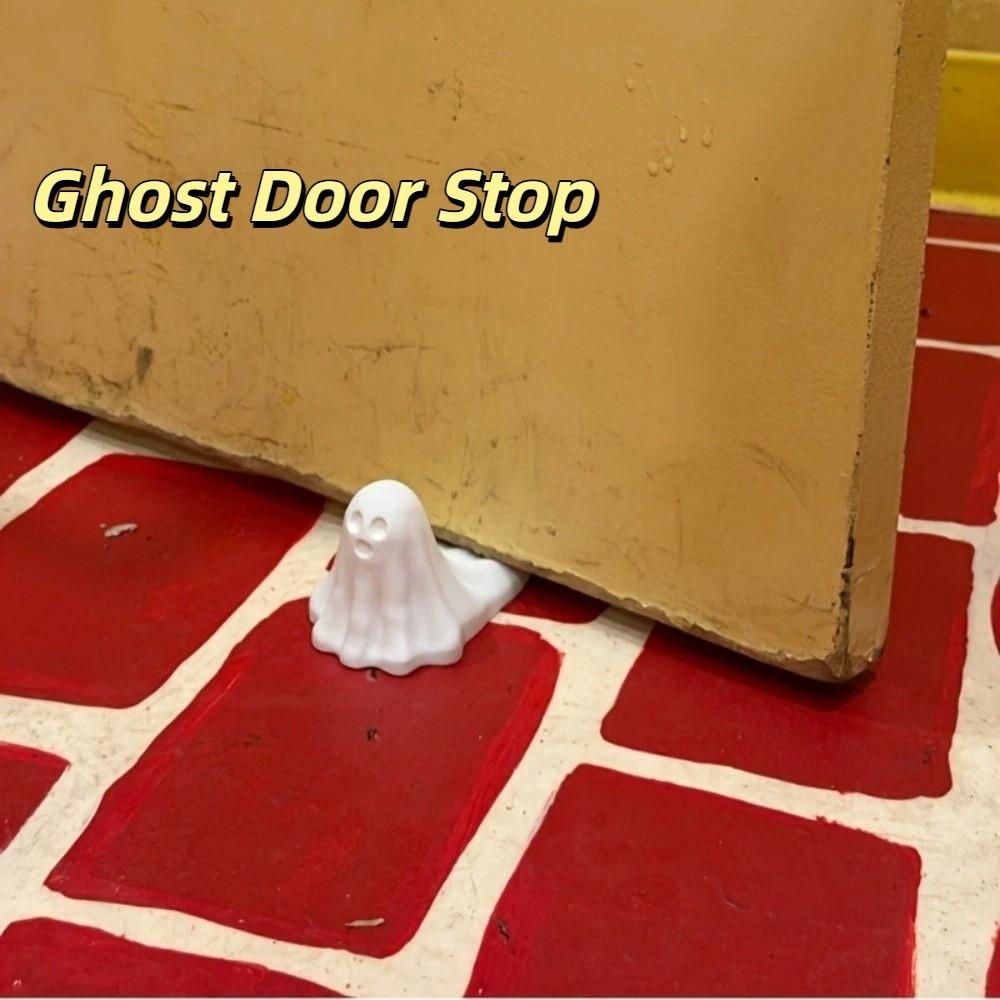 3D-gedruckter Türstopper unter der Tür, rutschfester Türkeil, Halloween-Geist-Türstopper, Halloween-Dekoration