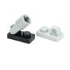 MOC Technical Building Block Parts Teeth Hinge Cylinder 1x2 Axle Hole Particle DIY Toy Brick Compatible With 30553 30552 52731