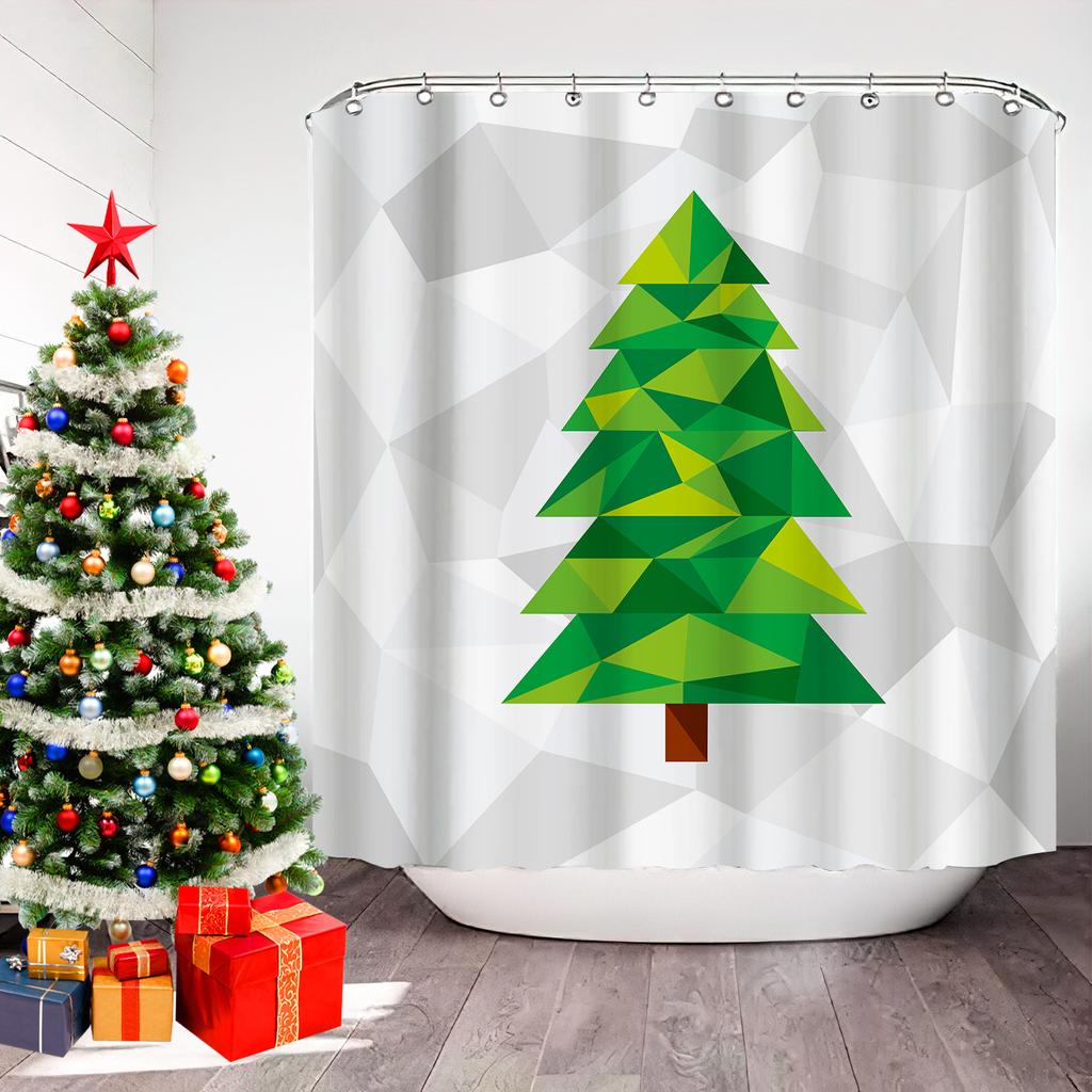 JINRUN Bathroom Thickened Waterproof Curtain Mildew Proof Shower Curtain Shower Partition Curtain Shower Curtain Bathroom Curtain Free Perforation