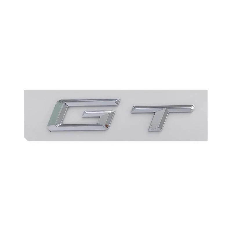 3D ABS Car Trunk Letters GT Emblem Badge Sticker For BMW 3 Series 5 Series GT E36 F07 F34 G32 320d 530 650 Auto Accessories
